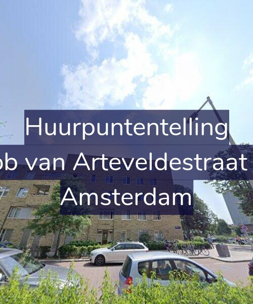 Foto gevel Huurpuntentelling voor Jacob van Arteveldestraat 4-B, Amsterdam