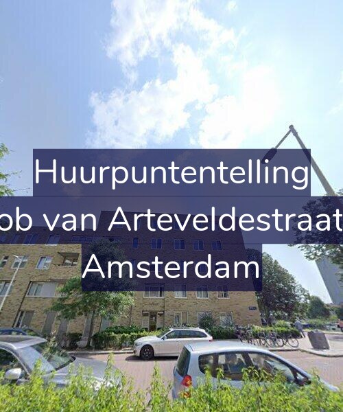 Foto gevel Huurpuntentelling voor Jacob van Arteveldestraat 10, Amsterdam