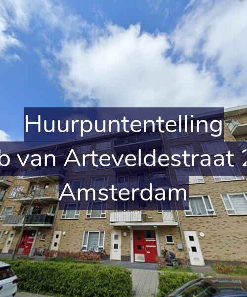 Foto gevel Huurpuntentelling voor Jacob van Arteveldestraat 25-B, Amsterdam