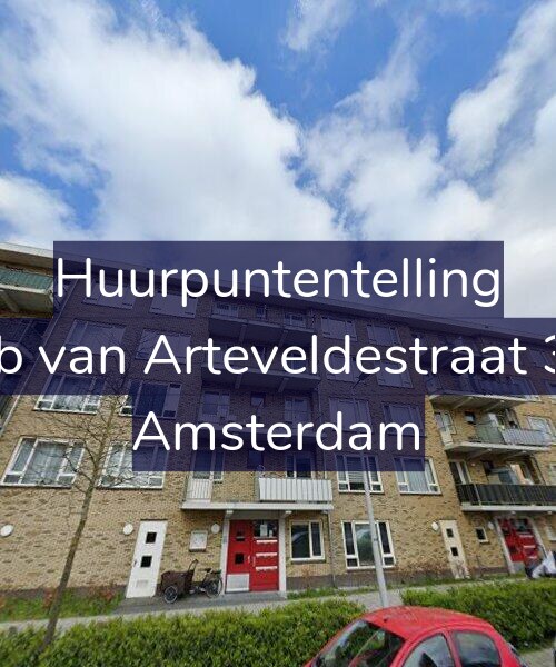 Foto gevel Huurpuntentelling voor Jacob van Arteveldestraat 31-C, Amsterdam