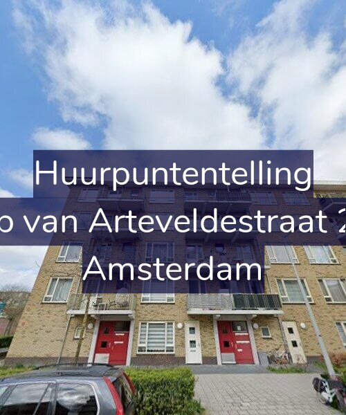 Foto gevel Huurpuntentelling voor Jacob van Arteveldestraat 21-A, Amsterdam