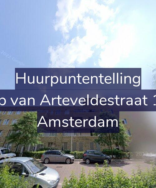 Foto gevel Huurpuntentelling voor Jacob van Arteveldestraat 16-A, Amsterdam