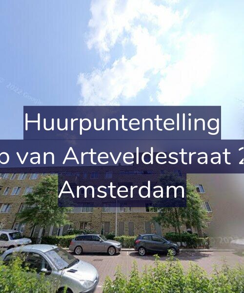 Foto gevel Huurpuntentelling voor Jacob van Arteveldestraat 24-A, Amsterdam