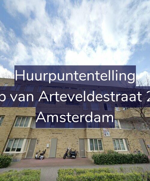 Foto gevel Huurpuntentelling voor Jacob van Arteveldestraat 24-N, Amsterdam