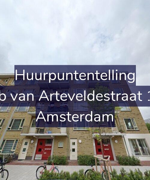 Foto gevel Huurpuntentelling voor Jacob van Arteveldestraat 15-B, Amsterdam