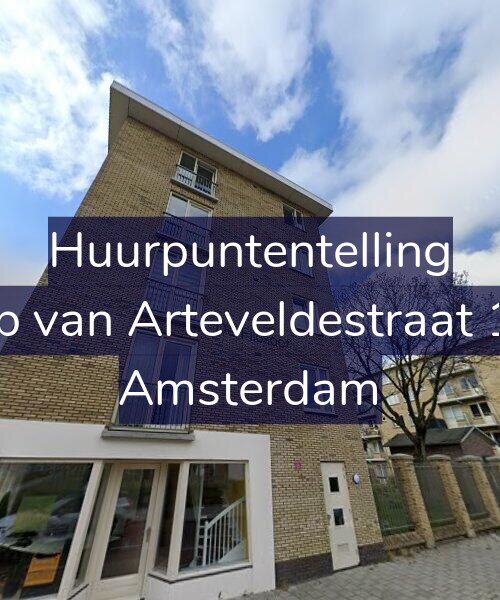Foto gevel Huurpuntentelling voor Jacob van Arteveldestraat 17-D, Amsterdam