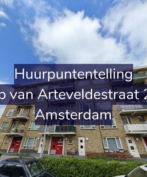 Foto gevel Huurpuntentelling voor Jacob van Arteveldestraat 23-D, Amsterdam