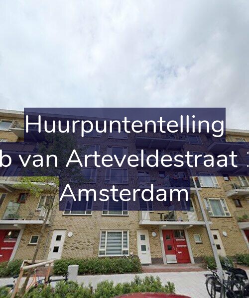 Foto gevel Huurpuntentelling voor Jacob van Arteveldestraat 15-F, Amsterdam