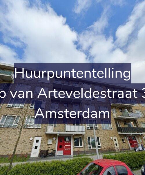 Foto gevel Huurpuntentelling voor Jacob van Arteveldestraat 31-B, Amsterdam