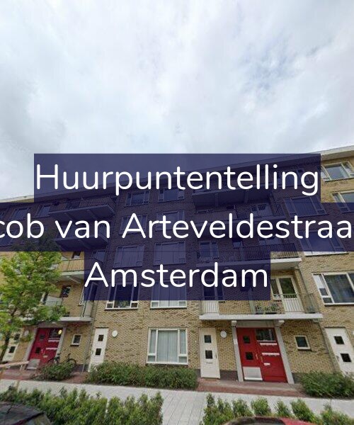 Foto gevel Huurpuntentelling voor Jacob van Arteveldestraat 9, Amsterdam