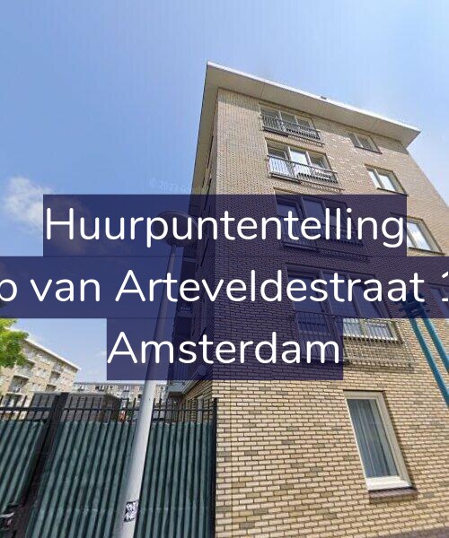 Foto gevel Huurpuntentelling voor Jacob van Arteveldestraat 19-D, Amsterdam