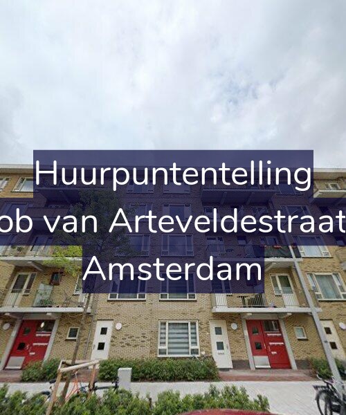 Foto gevel Huurpuntentelling voor Jacob van Arteveldestraat 13, Amsterdam