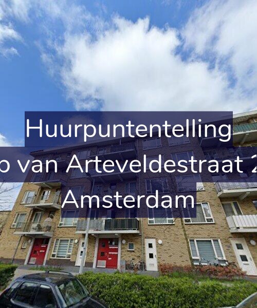 Foto gevel Huurpuntentelling voor Jacob van Arteveldestraat 23-A, Amsterdam