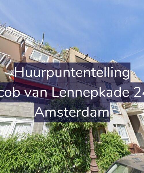 Foto gevel Huurpuntentelling voor Jacob van Lennepkade 242, Amsterdam