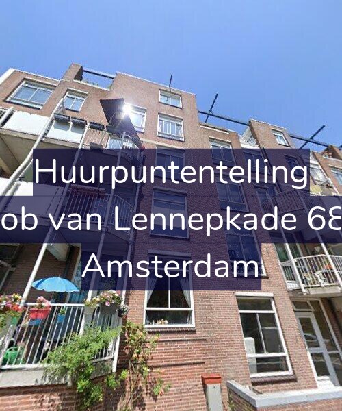Foto gevel Huurpuntentelling voor Jacob van Lennepkade 68-D, Amsterdam