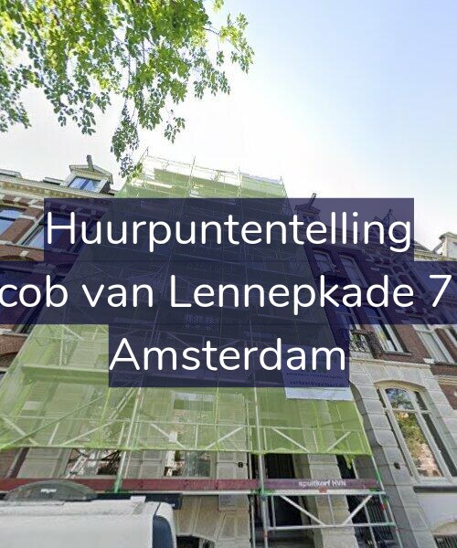 Foto gevel Huurpuntentelling voor Jacob van Lennepkade 7-2, Amsterdam