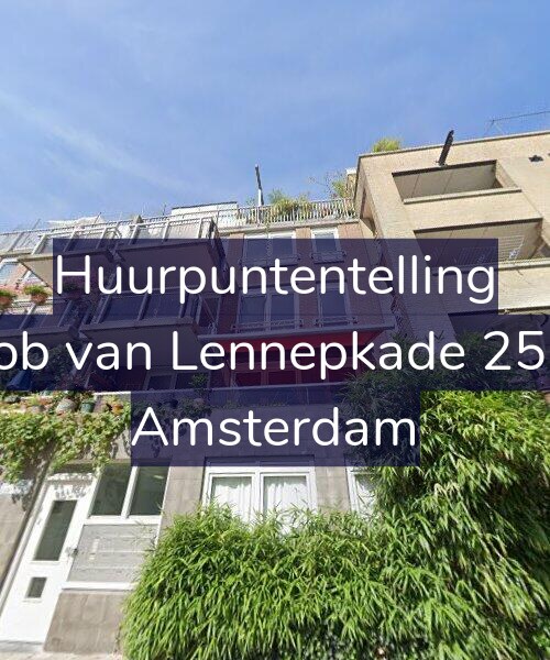 Foto gevel Huurpuntentelling voor Jacob van Lennepkade 256-E, Amsterdam