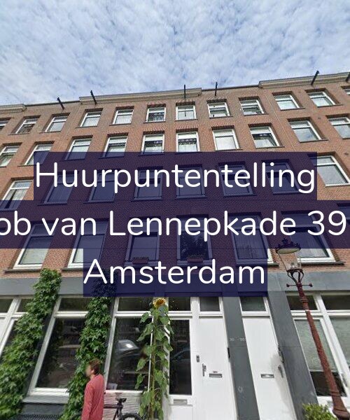 Foto gevel Huurpuntentelling voor Jacob van Lennepkade 392-1, Amsterdam