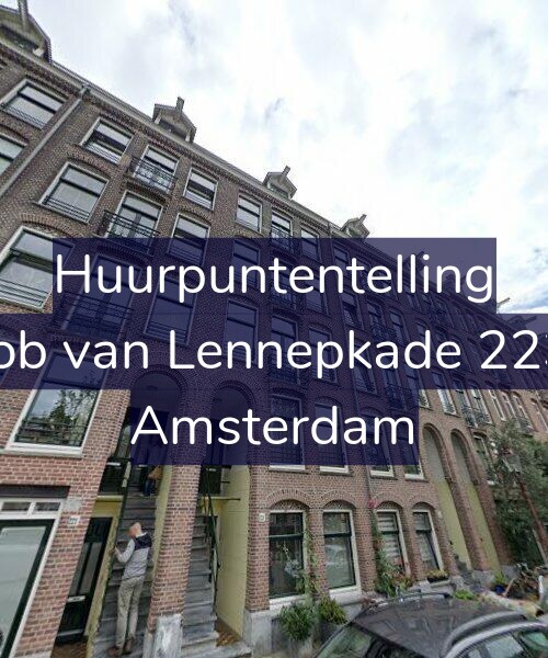 Foto gevel Huurpuntentelling voor Jacob van Lennepkade 223-B, Amsterdam
