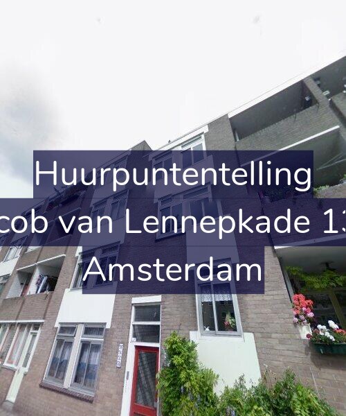 Foto gevel Huurpuntentelling voor Jacob van Lennepkade 130, Amsterdam