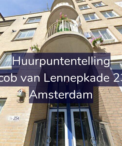 Foto gevel Huurpuntentelling voor Jacob van Lennepkade 236, Amsterdam