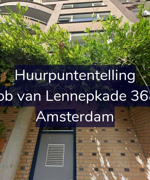 Foto gevel Huurpuntentelling voor Jacob van Lennepkade 368-C, Amsterdam