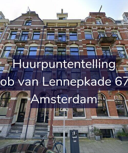 Foto gevel Huurpuntentelling voor Jacob van Lennepkade 67-H, Amsterdam