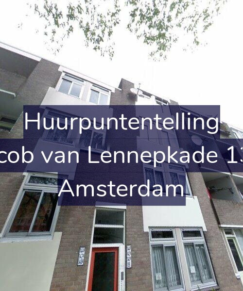 Foto gevel Huurpuntentelling voor Jacob van Lennepkade 138, Amsterdam