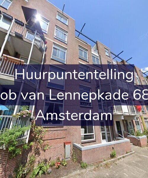 Foto gevel Huurpuntentelling voor Jacob van Lennepkade 68-H, Amsterdam