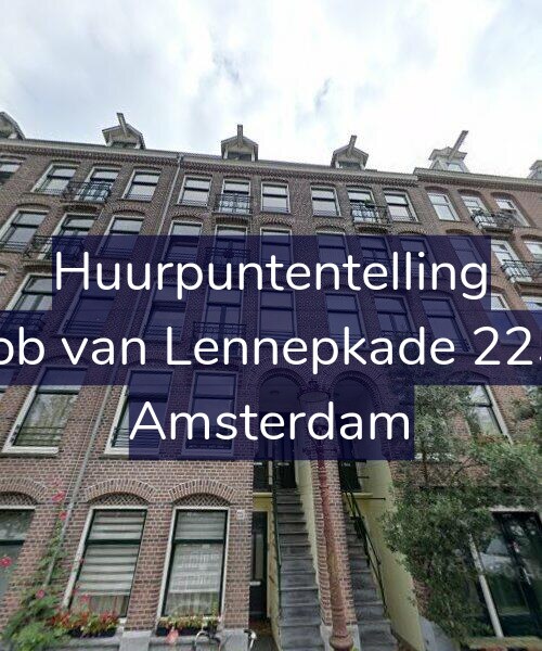 Foto gevel Huurpuntentelling voor Jacob van Lennepkade 225-A, Amsterdam