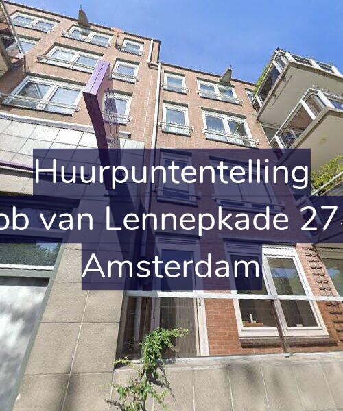 Foto gevel Huurpuntentelling voor Jacob van Lennepkade 274-C, Amsterdam