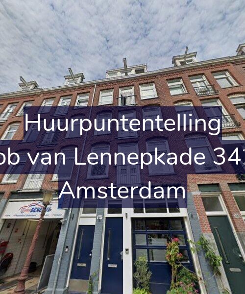 Foto gevel Huurpuntentelling voor Jacob van Lennepkade 342-H, Amsterdam