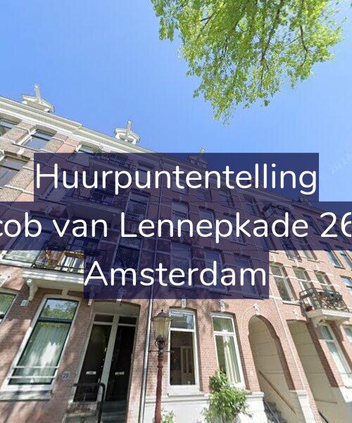 Foto gevel Huurpuntentelling voor Jacob van Lennepkade 26-2, Amsterdam