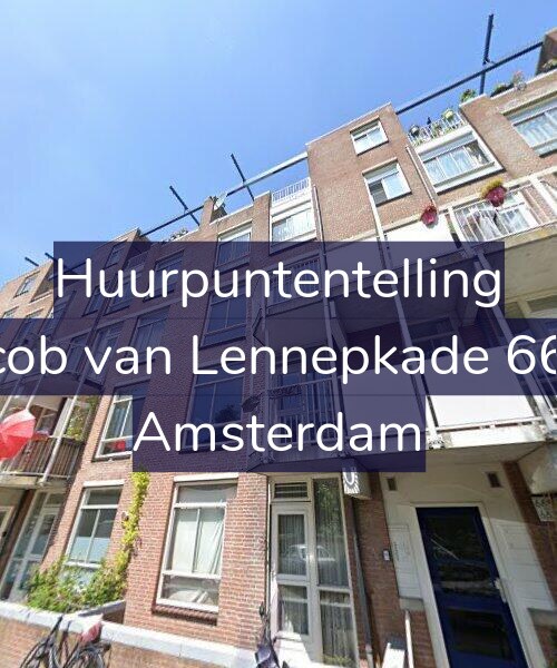 Foto gevel Huurpuntentelling voor Jacob van Lennepkade 66-F, Amsterdam