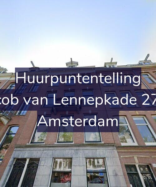Foto gevel Huurpuntentelling voor Jacob van Lennepkade 27-3, Amsterdam