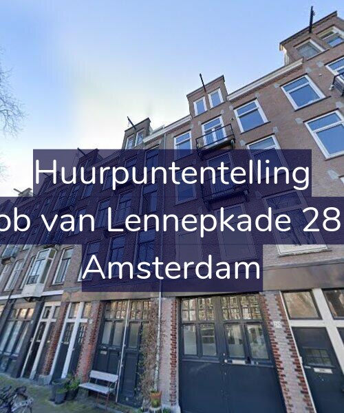 Foto gevel Huurpuntentelling voor Jacob van Lennepkade 283-3, Amsterdam