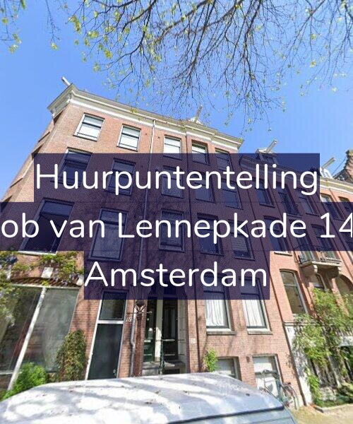 Foto gevel Huurpuntentelling voor Jacob van Lennepkade 14-O, Amsterdam