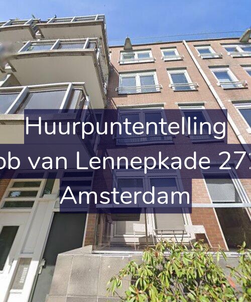 Foto gevel Huurpuntentelling voor Jacob van Lennepkade 272-D, Amsterdam
