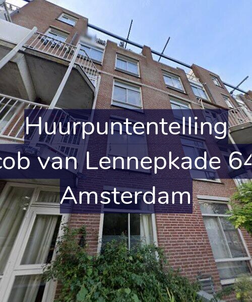 Foto gevel Huurpuntentelling voor Jacob van Lennepkade 64-E, Amsterdam