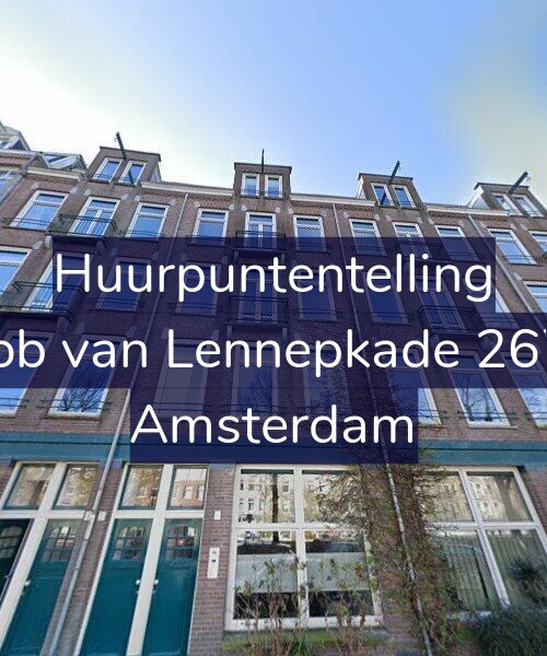 Foto gevel Huurpuntentelling voor Jacob van Lennepkade 267-A, Amsterdam