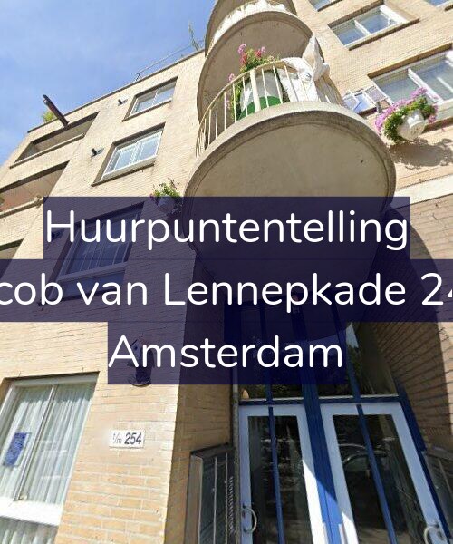 Foto gevel Huurpuntentelling voor Jacob van Lennepkade 248, Amsterdam