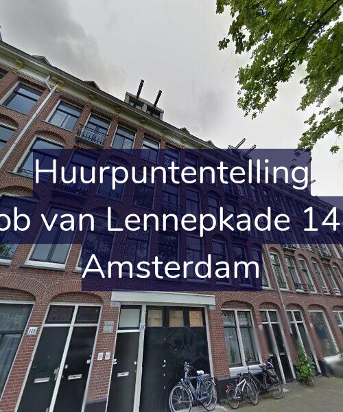 Foto gevel Huurpuntentelling voor Jacob van Lennepkade 147-2, Amsterdam