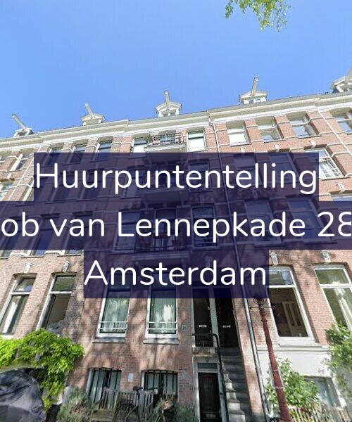 Foto gevel Huurpuntentelling voor Jacob van Lennepkade 28-O, Amsterdam