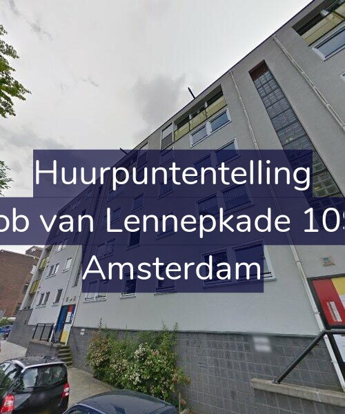 Foto gevel Huurpuntentelling voor Jacob van Lennepkade 109-B, Amsterdam