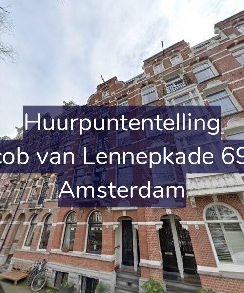 Foto gevel Huurpuntentelling voor Jacob van Lennepkade 69-1, Amsterdam