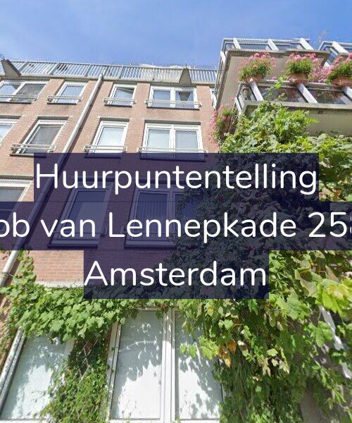 Foto gevel Huurpuntentelling voor Jacob van Lennepkade 258-C, Amsterdam