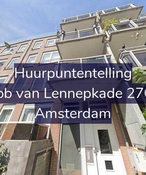 Foto gevel Huurpuntentelling voor Jacob van Lennepkade 270-D, Amsterdam