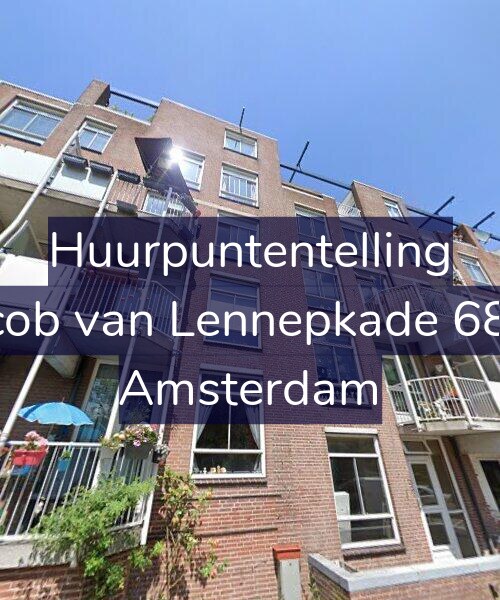 Foto gevel Huurpuntentelling voor Jacob van Lennepkade 68-E, Amsterdam
