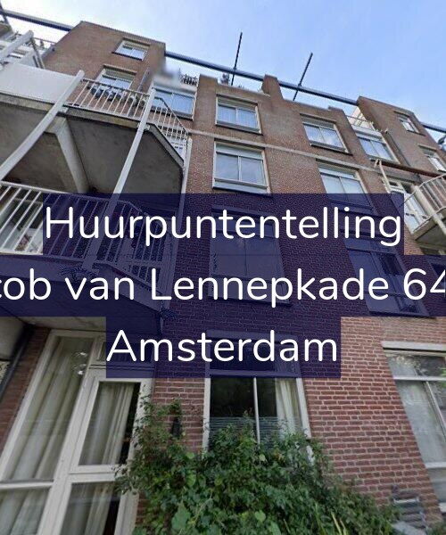 Foto gevel Huurpuntentelling voor Jacob van Lennepkade 64-C, Amsterdam