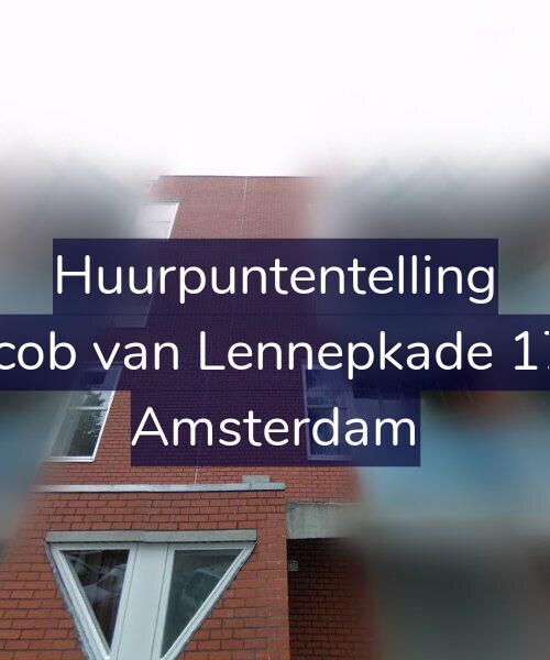 Foto gevel Huurpuntentelling voor Jacob van Lennepkade 174, Amsterdam